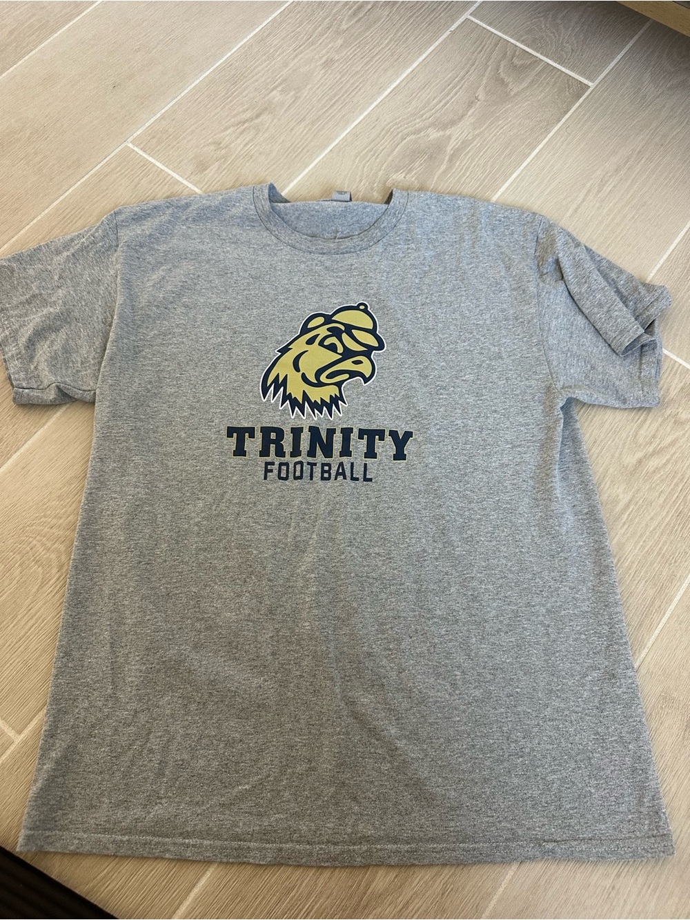 Trinity Football Short Sleeve Crewneck T-Shirt - Gray